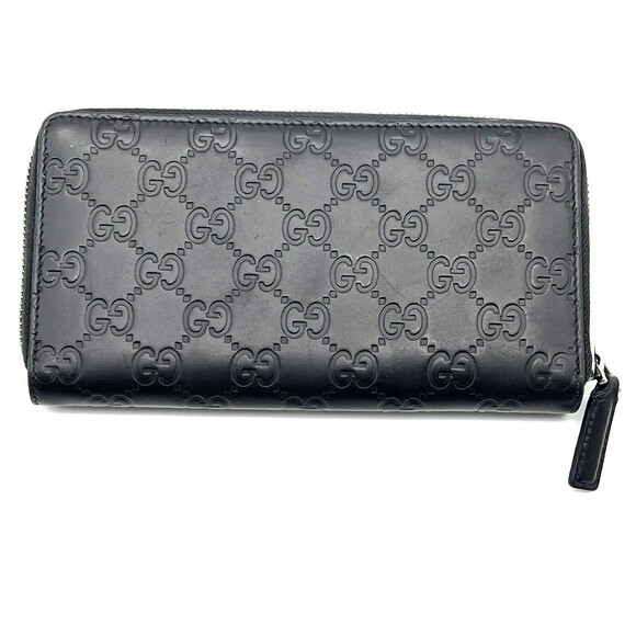Gucci GG Twins Guccissima Zip Around Continental Wallet Excellent 307987-0959 - Picture 2 of 16